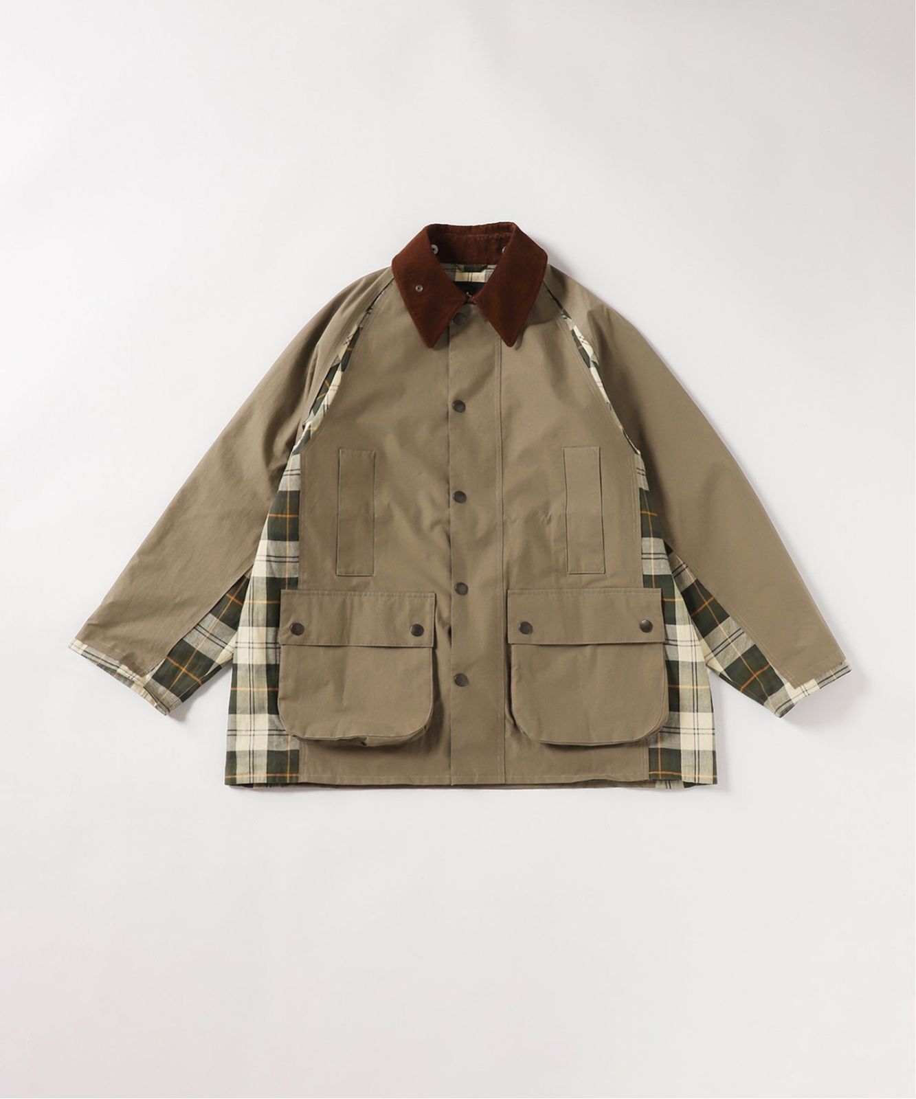 完売品 BARBOUR バブアー 別注【BARBOUR×YOKE×JS】BROKEN BEAUFORT：ブルゾン ジャケット  23011410001510 カーキ 2サイズ D27 - メルカリ