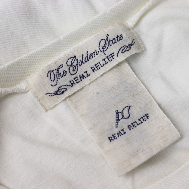 美品 2023SS アパルトモン L'Appartement レミレリーフ REMI RELIEF ラグランスリーブカットソー F/オフホワイト Tシャツ【2400014521894】 美品 2023SS アパルトモン L'Appartement レミレリーフ REMI