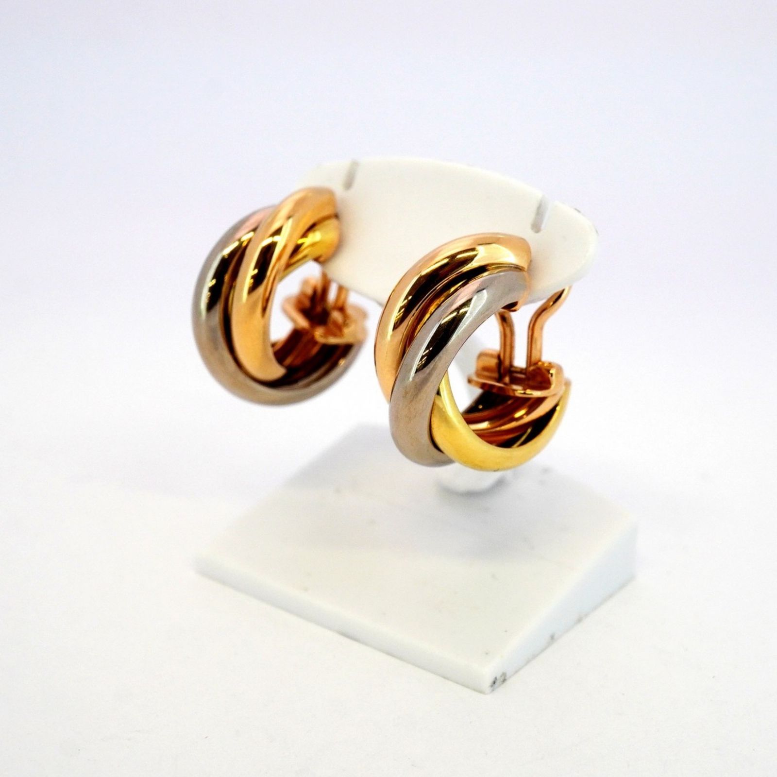 カルティエ(Cartier) カルティエ ピアス トリニティ 18KYG