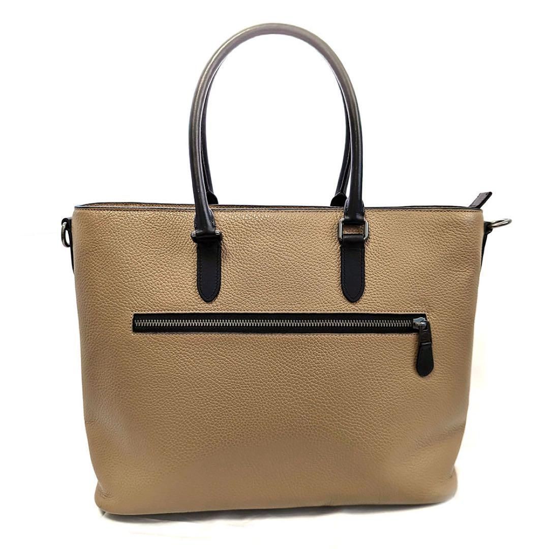 美品】COACH コーチ 2way レザー トートバッグ ベケット ビジネス 