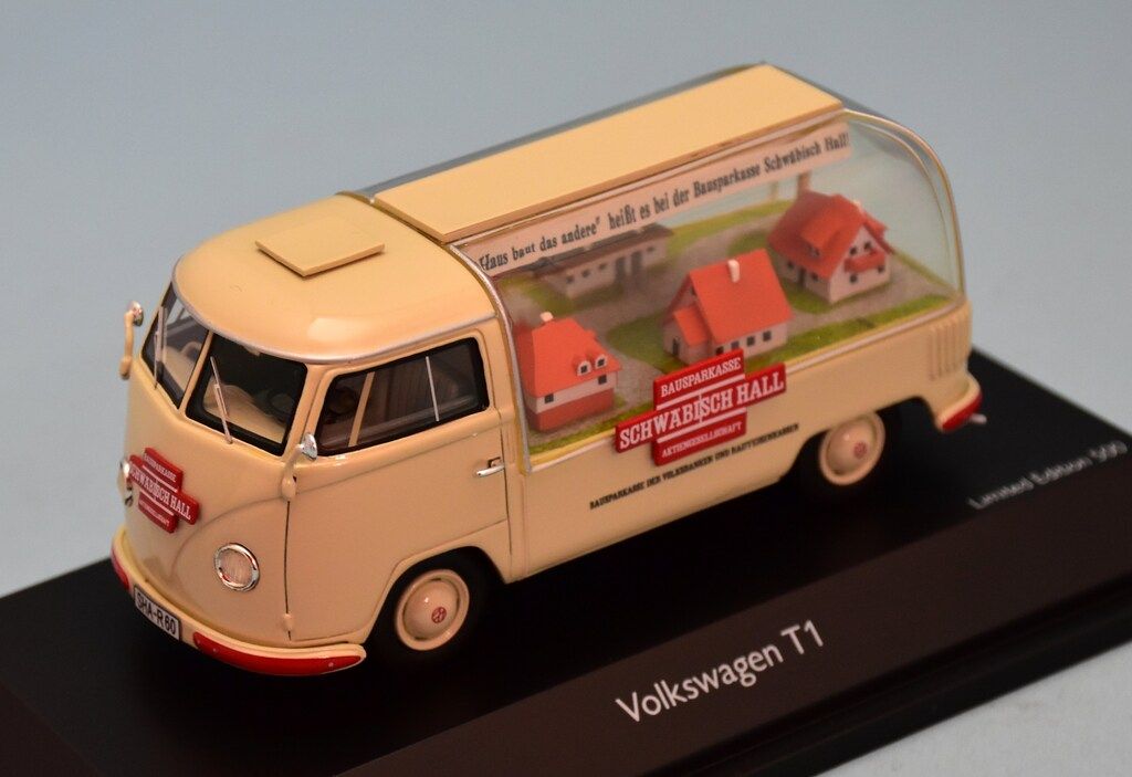 Schuco 1|43 PRO.R43 VW T1b Schwabisch Hall