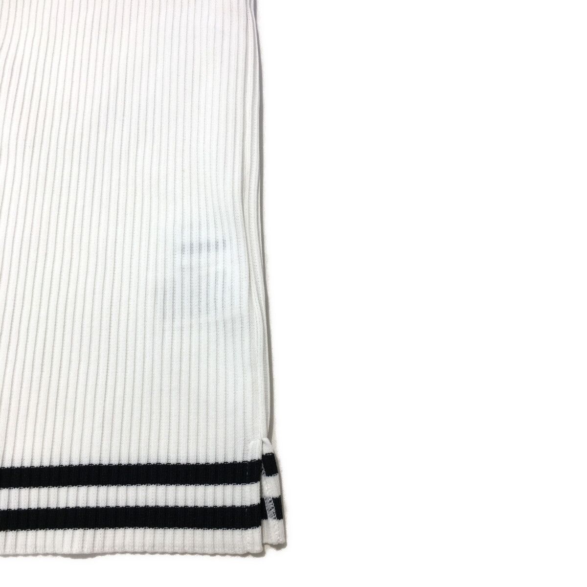coco 中古 ディセンバーメイ DECEMBERMAY レディース セーター M 白×黒 ホワイト 長袖モックネック ニット coco 中古 ディセンバーメイ DECEMBERMAY レディース セーター M