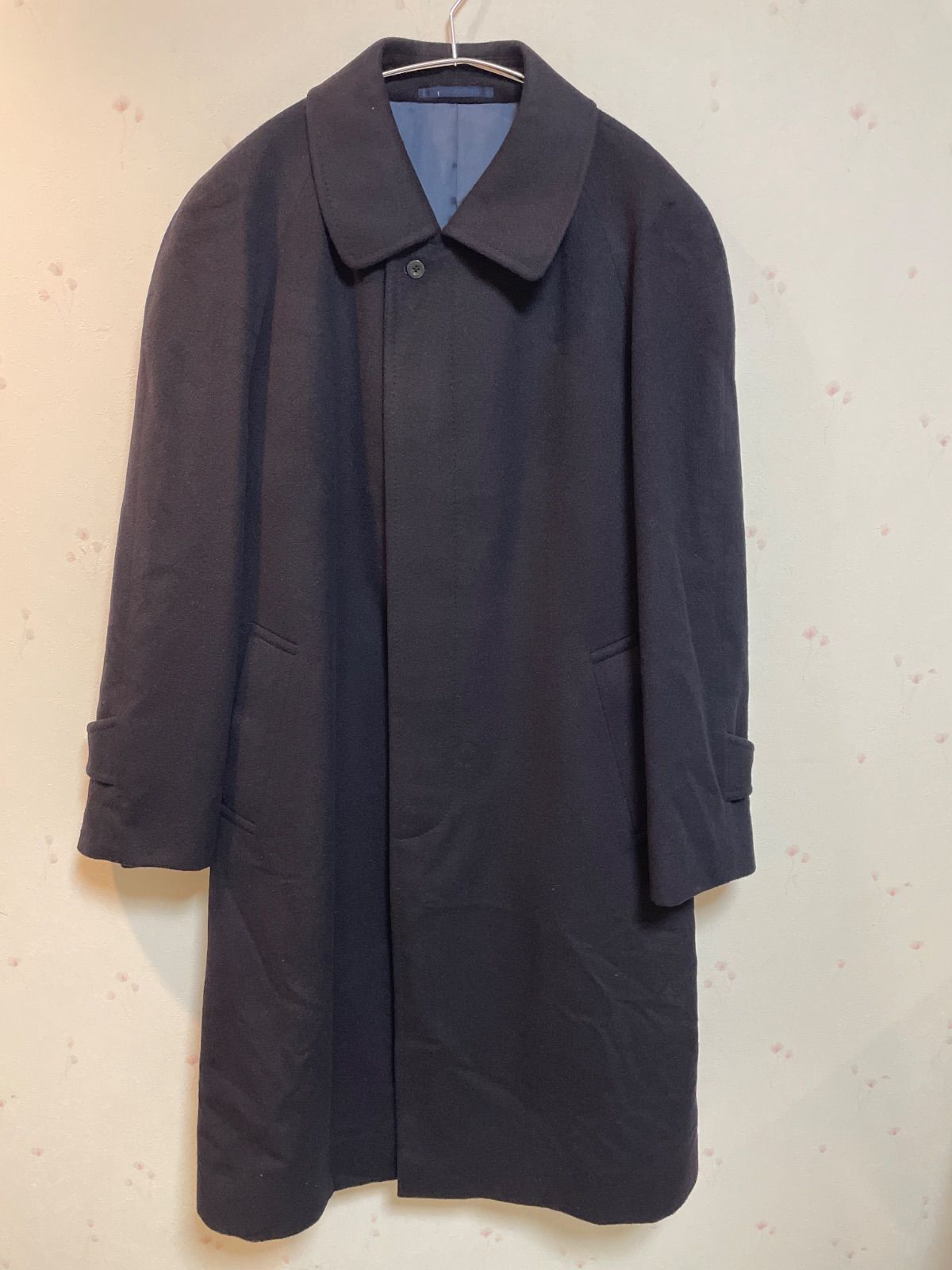 ヴィンテージ 英国製 カシミヤ ロングコート メンズXL相当 ユニセックス Vintage England Pure Cashmere Long Coat Men’s XL Unisex