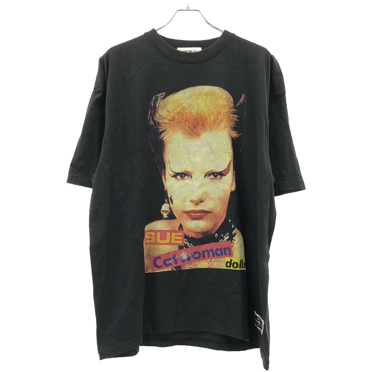 KIDILL キディル 24AW SUE CATWOMAN DOLLS T-SHIRT スーキャットウーマンドールズTシャツ KL884 ブラック F