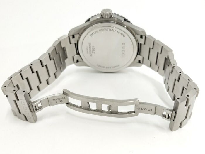 auuuページ GUCCI 腕時計 ダイバー ブラック文字盤 YA126279 今月限定価格‼️