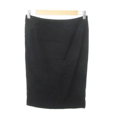 GUCCI グッチ ひざ丈スカート 黒 -(M位) 4103624E0310 GUCCI(グッチ) 膝丈スカート165667 165667 ブラック サイズ 40