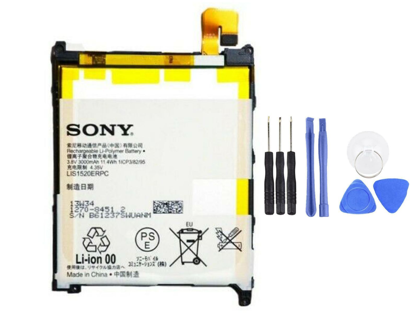 送料無料 国内即日発送 純正同等新品 SONY LIS1520ERPC 適用する Xperia Z Ultra SOL24 C683 3 XL39h  携帯電話のバッテリー 電池パック 交換 内蔵battery 修理 両面テープ 修理工具付き - メルカリ