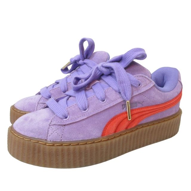 プーマ PUMA ×FENTY フェンティ コラボ 美品 396403-03 Creeper Phatty クリーパー ファッティ スニーカー  シューズ 紫 パープル US 6.5 24.5㎝ 0115