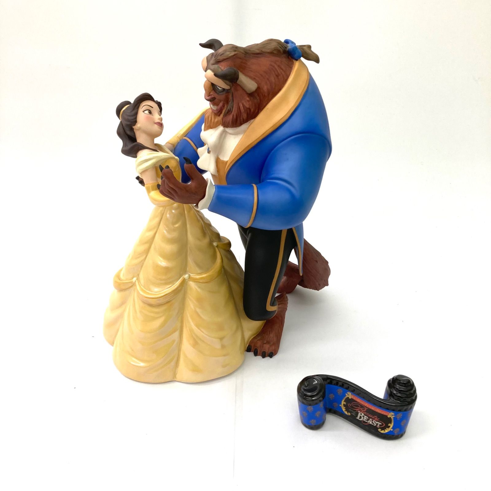 【Disney】ディズニー 美女と野獣 ベル 野獣 置物 WDCC Beauty and the Beast ☆