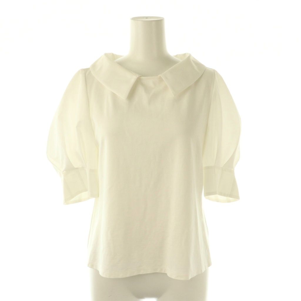☆フォクシーNY白襟パフスリーブカットソー42833Baille Top 40☆ ☆フォクシーNY白襟パフスリーブカットソー42833Baille Top 40☆ FOXEY