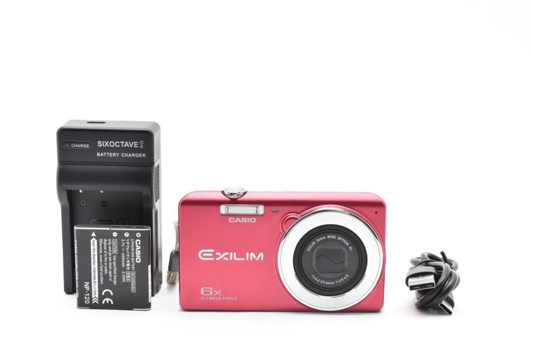 320 CASIO EXILIM EX-ZS27 レッド - メルカリ