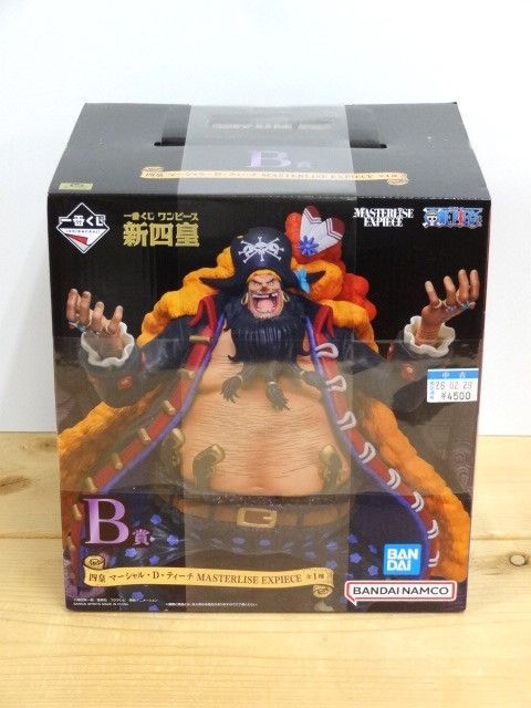 一番くじワンピースMASTERLISE EXPIECフィギュアセット おまけ付き 26.一番くじワンピース 新四皇 B賞 四皇 マーシャル・D・ティーチ