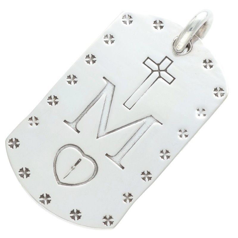 クロムハーツ D|TAG LRG MAPPLE THORPE|メイプルソープドッグタグ ラージドッグタグネックレストップ メンズ