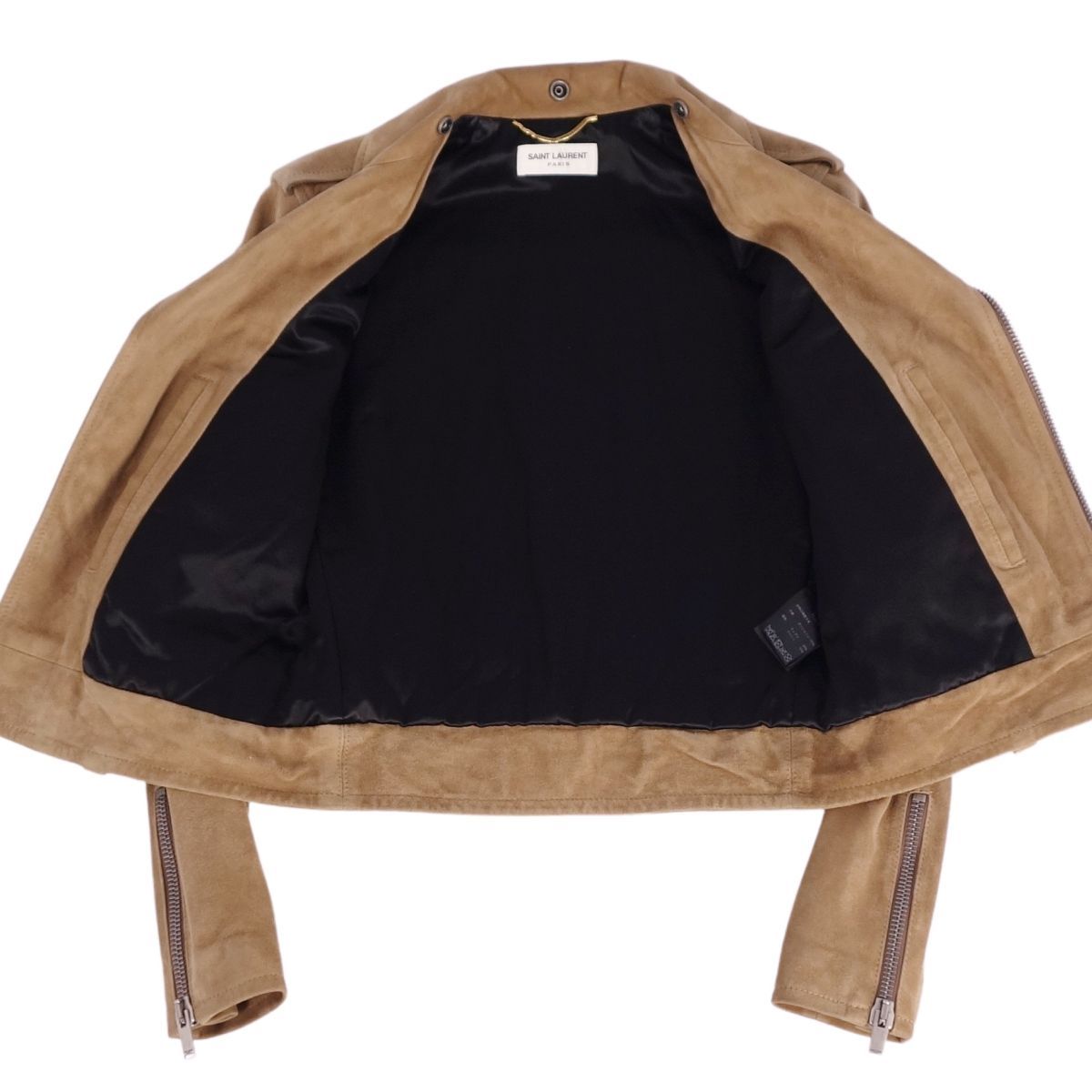 美品 サンローラン パリ SAINT LAURENT PARIS レザージャケッ - メルカリ