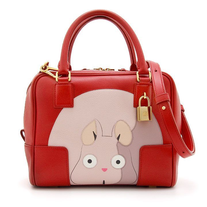 中古良品】ロエベ 2way バッグ Amazona アマソナ 19 ミニ 千と