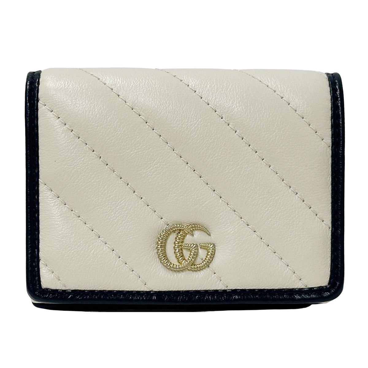 GUCCI 2つ折り財布 ホワイト レザー 【公式通販】