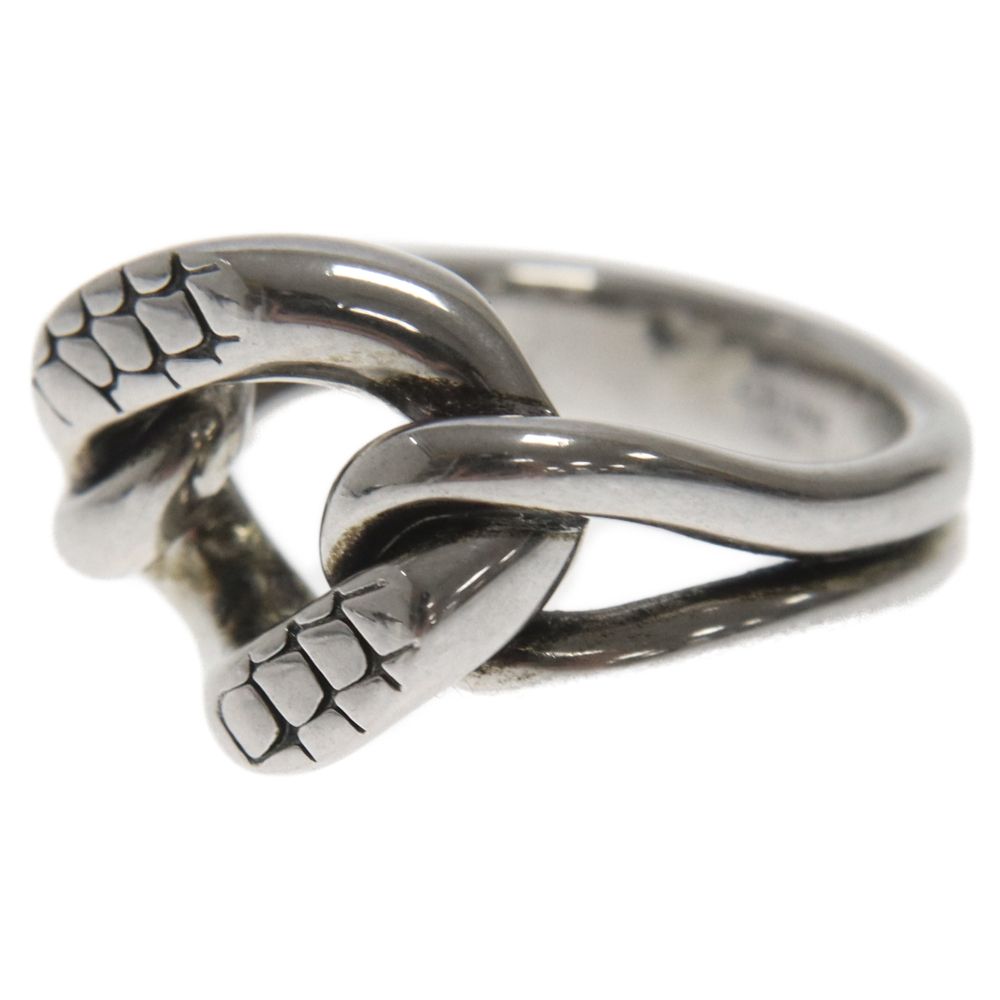 CELINE セリーヌ アニマル グルメット リング 真鍮 ヴィンテージシルバー CELINE (セリーヌ) ANIMALS GOURMETTE RING IN BRASS WITH VINTAGE