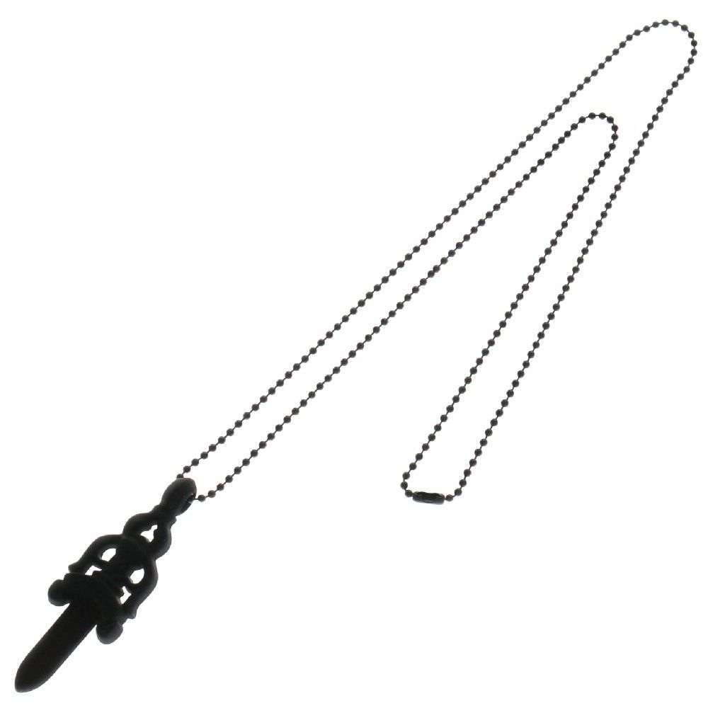 PADLOCK FLERKNEE SLCN クロムハーツ ラバー ネックレス クロムハーツ PADLOCK FLERKNEE SLCN ラバーネックレス メンズ