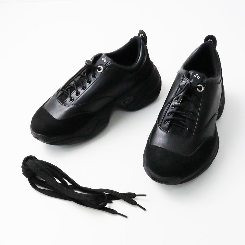 極美品 OAO オーエーオー AUTH スニーカー 23cm/ブラック vibram 