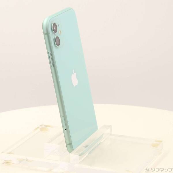 中古品〕 iPhone11 64GB グリーン MHDG3J／A SIMフリー【344
