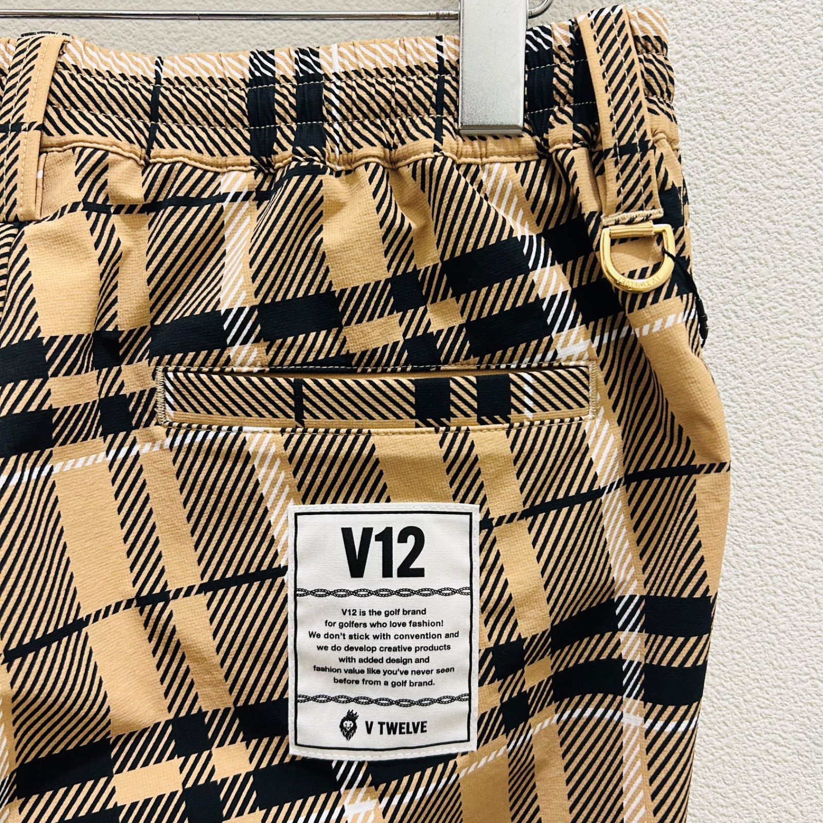 V122420-PN01_19 BB PANTS（チェック柄パンツ）