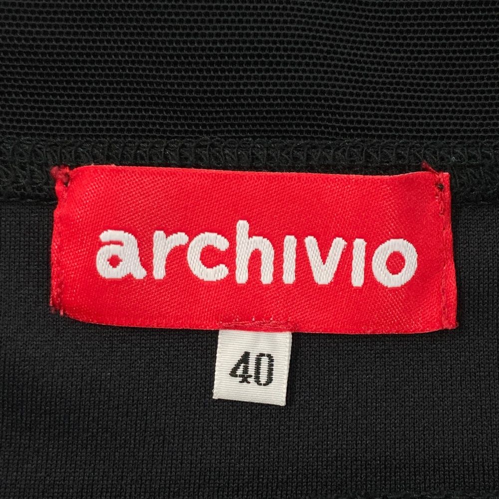 サイズ 40 ARCHIVIO アルチビオ パイル地 切替 スカート ブラック系 240101448307 ゴルフウェア レディース ストスト LLC-HASEGAWATOSO_COM