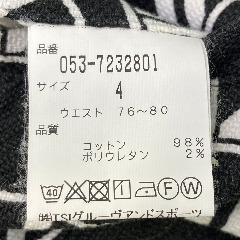 サイズ：4 PEARLY GATES パーリーゲイツ ハーフパンツ 総柄