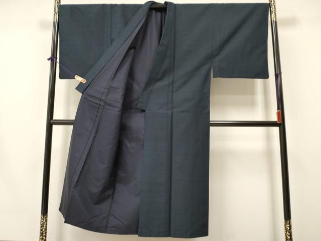 平和屋着物○男性 紬 アンサンブル 霞文 正絹 逸品 DAAY9547az 平和屋