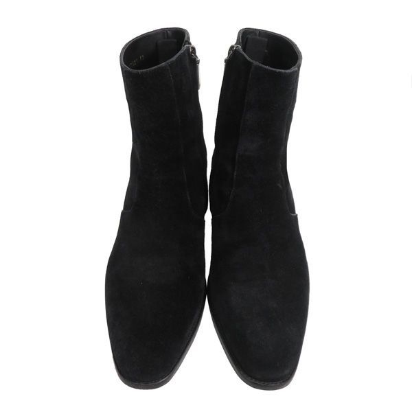 美品 サンローラン パリ 553621 WYATT 40 ZIP BOOT ワイアット 