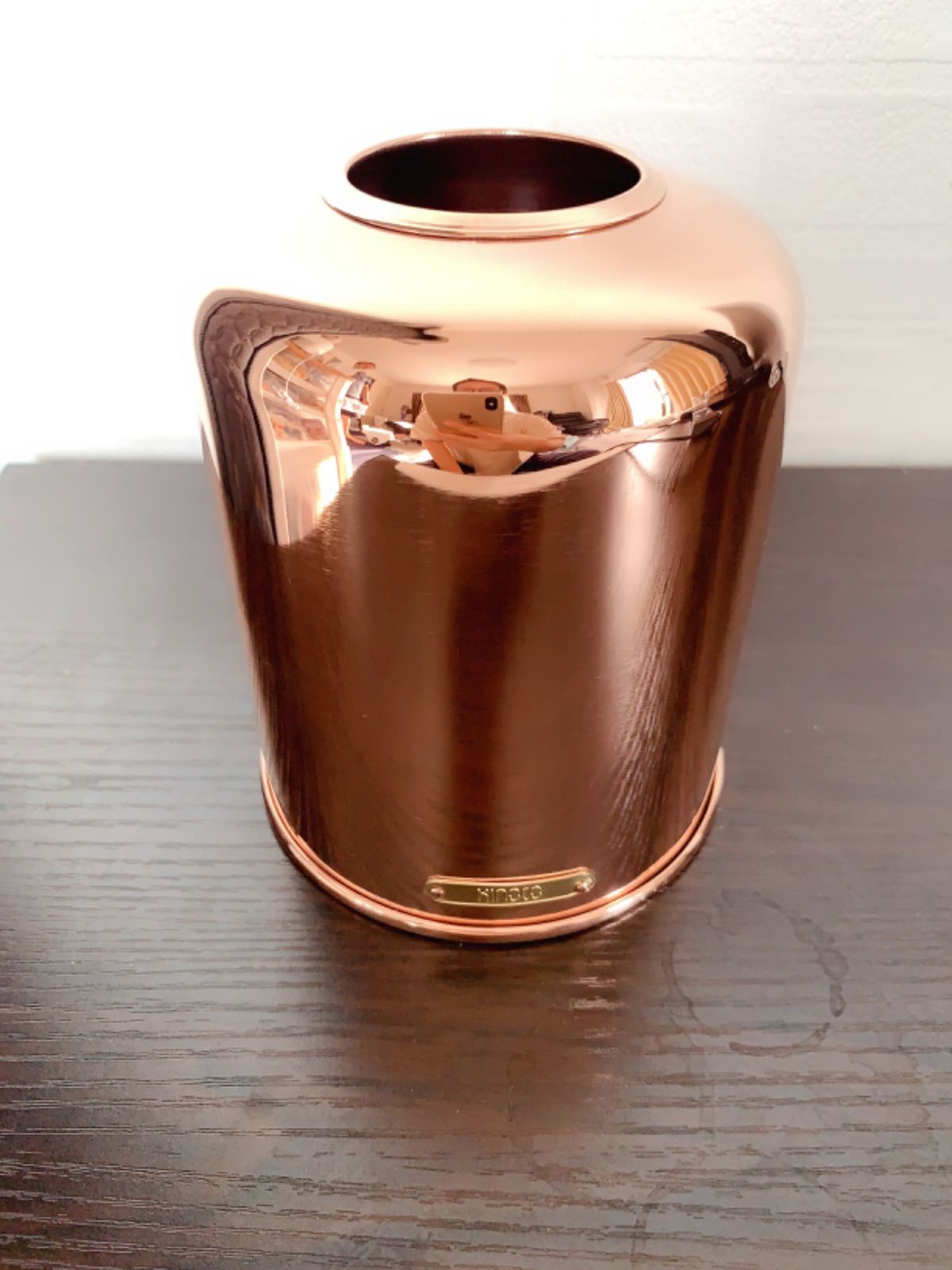 OD缶カバーガスカートリッジカバー 銅製 鏡面仕上げガスランタンカバー 500用