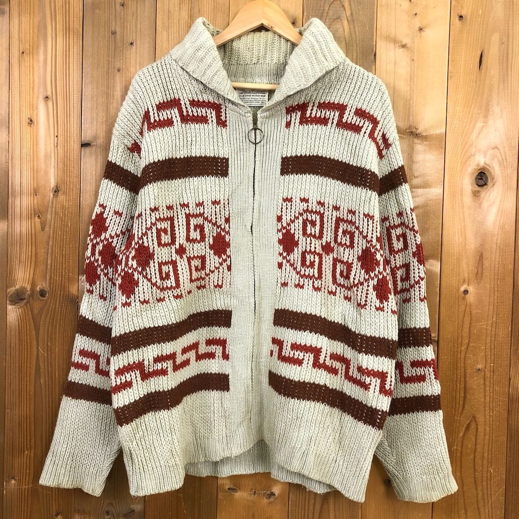 70s vintage pendleton ペンドルトン カウチンニット カーディガン