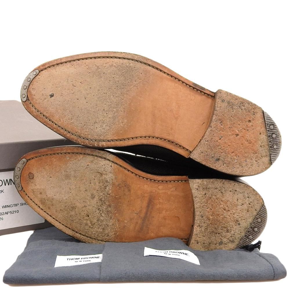 箱付き美品 THOM BROWNE トムブラウン ロングウィング フルブローグ 箱付き美品 THOM BROWNE トムブラウン ロングウィング フルブローグ