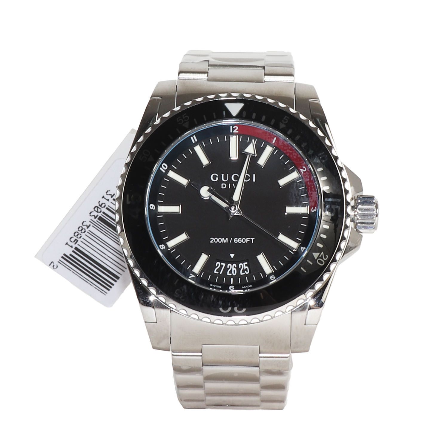 新品 GUCCI グッチ 22AW DIVE YA136212 ダイブクォーツ ステンレス 