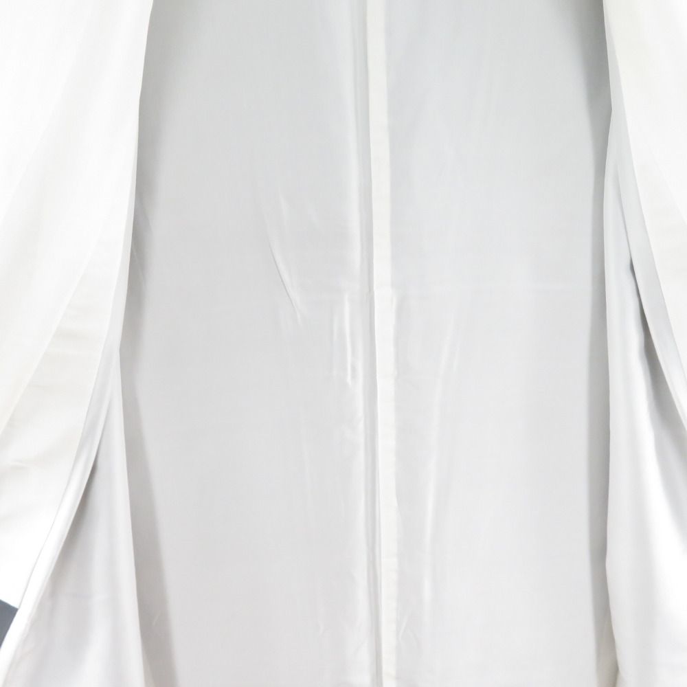 付下げ 刺繍 日本玩具文様 袷 広衿 灰色 正絹 仕立て上がり着物 紋なし