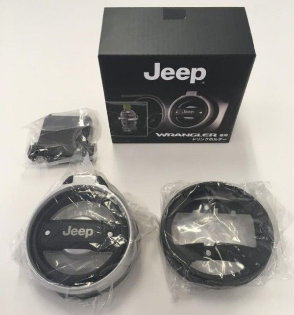 ジープ ラングラーJL JK 2ドア＆4ドア 用ドリンクホルダーエアベント装飾カバー 2007-2017年