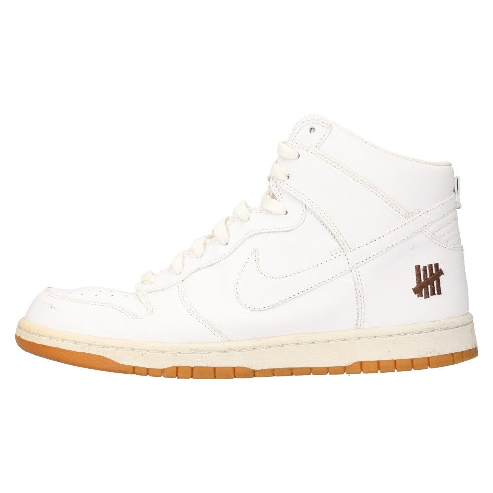 NIKE (ナイキ) DUNK PRM HI UNDFTD SP UNDEFEATED アンディフィーテッド ダンク ハイカットスニーカー ホワイト  US12/30cm 598472-110 - メルカリ