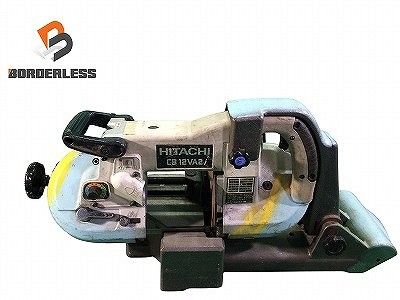 品 HITACHI 日立工機 100V 120mm ロータリーバンドソー CB12VA2 ライト付き 帯鋸切断機 鉄工 金属加工 116052116052