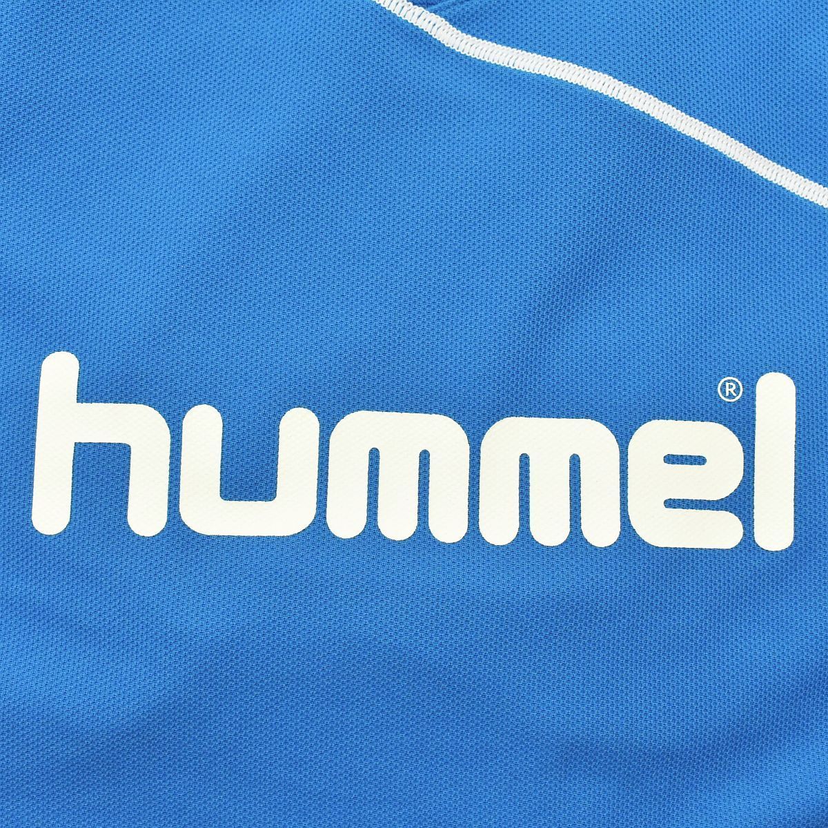 【Jリーグ】 横浜FC ヒュンメル hummel サッカー ユニフォーム  L スカイブルー メンズ