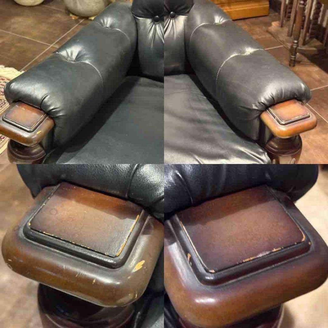 karimoku カリモク　3人掛けソファ　3Pソファ　ボタンダウン　本革　IZ karimoku カリモク 3人掛けソファ 3Pソファ ボタンダウン 本革 IZ