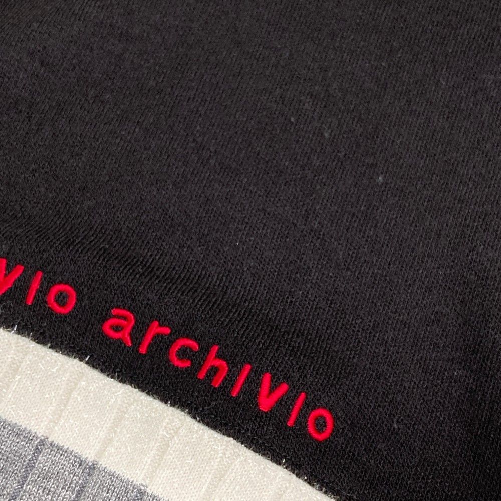 サイズ：36 ARCHIVIO アルチビオ  ハーフジップ 長袖ニットセーター  ブラック系 [240101385203] ゴルフウェア レディース ストスト メンズ】 バックロゴハーフジップ長袖プルオーバー|アルチビオ