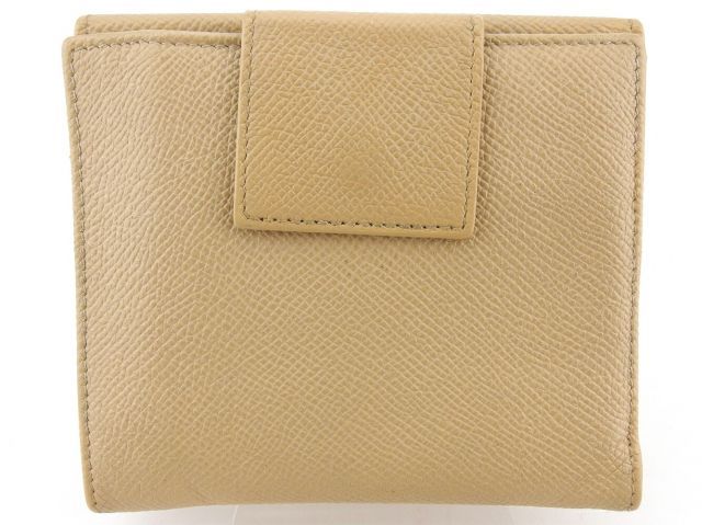 美品　ブルガリ Wホック 財布 二つ折り ベージュ 楽天市場】ブルガリ Wホック 財布 二つ折り ミニ財布 レディース