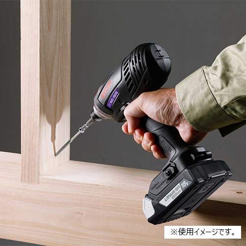 京セラ Kyocera 旧リョービ 充電式インパクトドライバ BID-1805 18V 657852A 最大締付トルク165N mで強力ネジ締め リチウムイオン18V ネジ締め能力 小ネジ M4 M8 普通ボルト M5 M14 高力ボルト M5