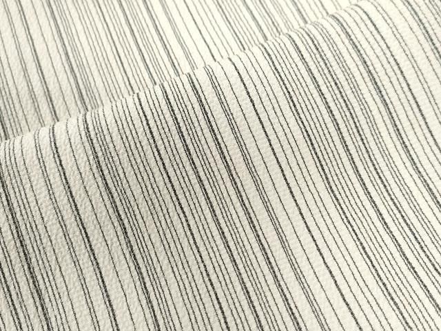 平和屋着物●本塩沢　縞　大丸織物謹製　証紙付き　正絹　逸品　CAAW8514yc 平和屋着物○本塩沢 縞 大丸織物謹製 証紙付き 正絹 逸品 CAAW8514yc 平和