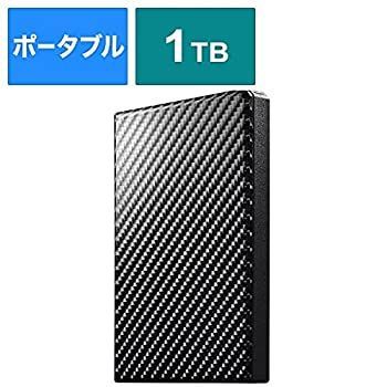 アイ オー データ機器 HDPT-UTS1K USB3.1 Gen1対応ポータブルハードディスク 高速カクうす カーボンブラック 1TB