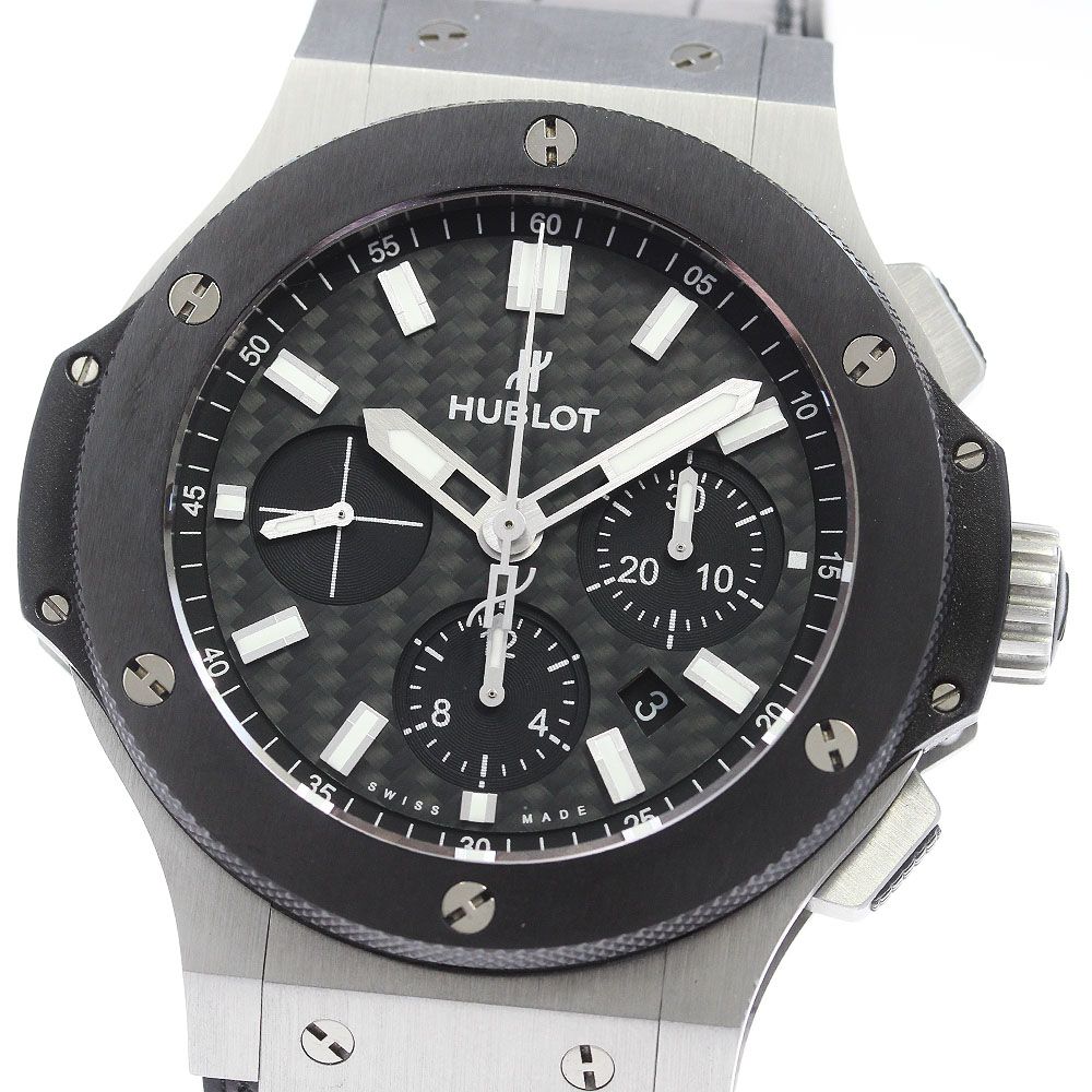 ウブロ HUBLOT 301.SM.1770.GR ビッグバン エボリューション クロノグラフ 自動巻き メンズ良品保証書付き_866130