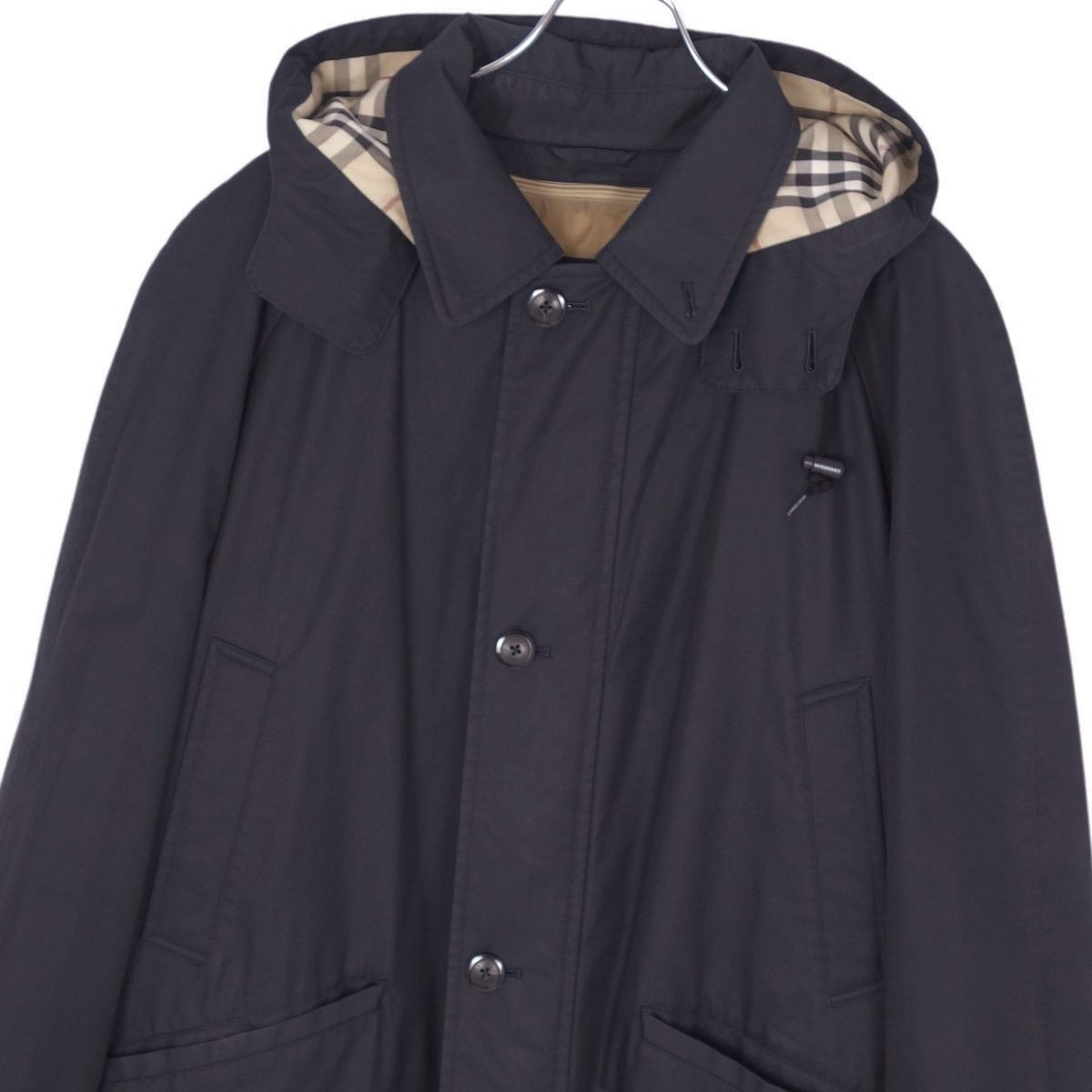 バーバリー ロンドン BURBERRY LONDON コート 2way フード フーディー