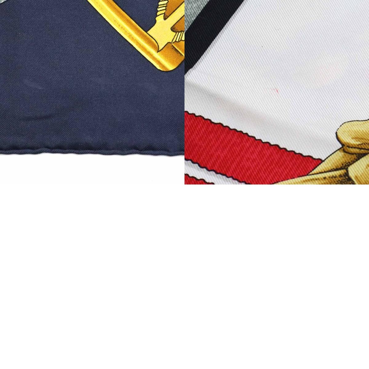 HERMES Crano Manege スカーフ カレ90 HERMES エルメス スカーフ カレ90 Crano Manege シルク グレー