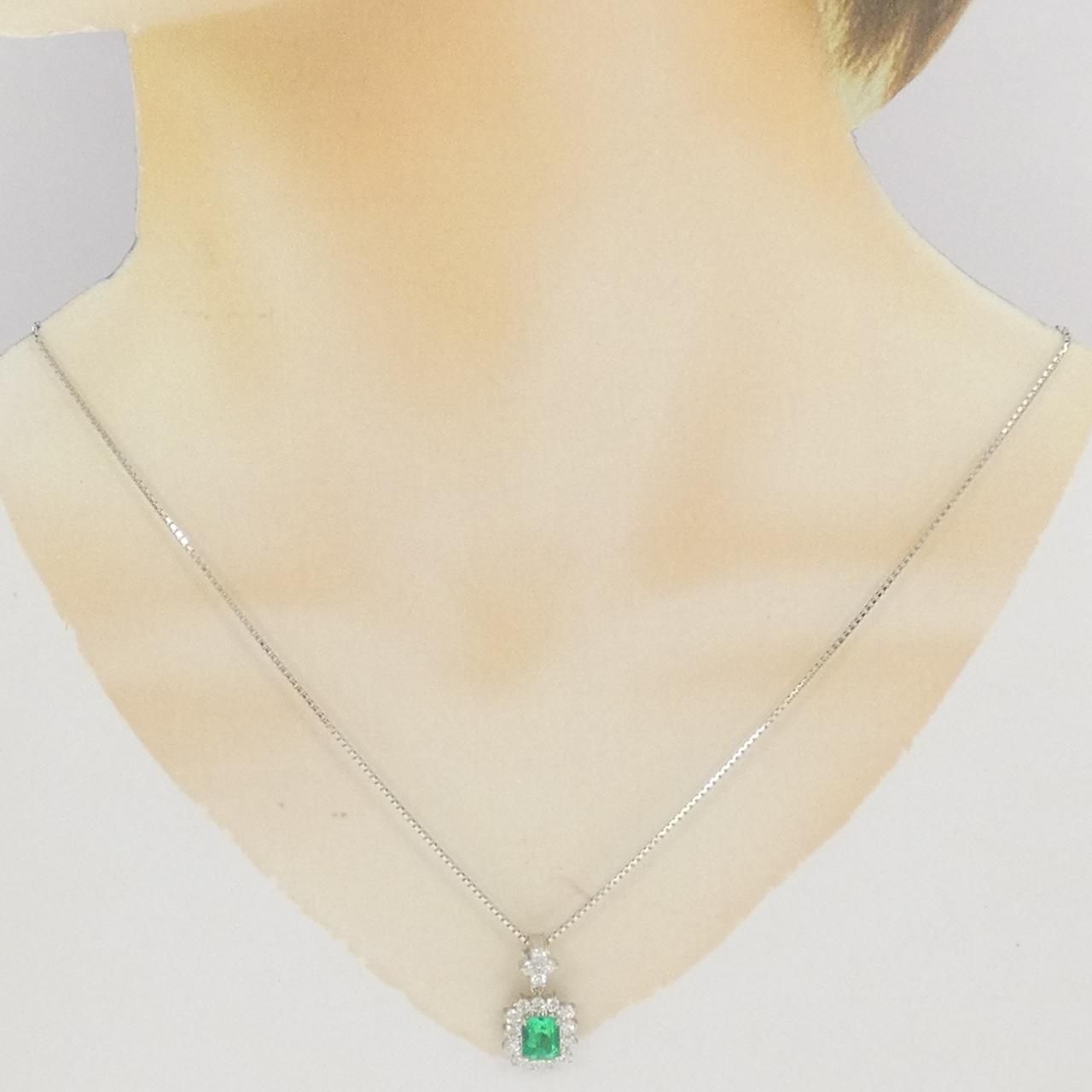 PT900/PT850 エメラルド ネックレス 1.34CT - メルカリ