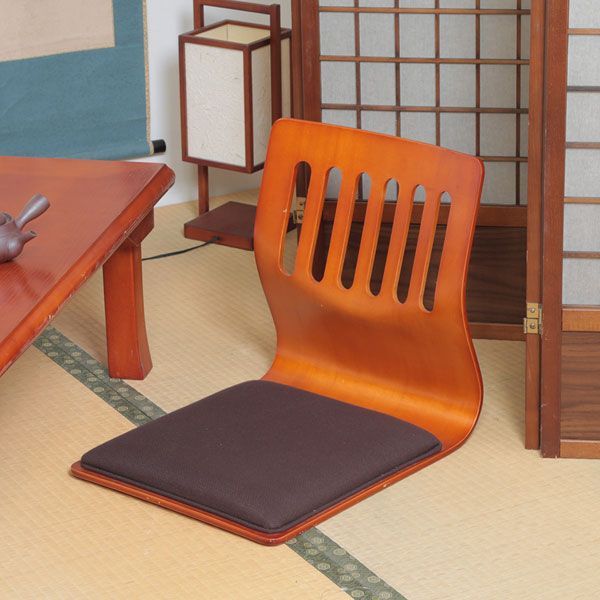 G】座椅子 木製 旅館座椅子 和座椅子 曲げ座椅子 15客 - 座椅子