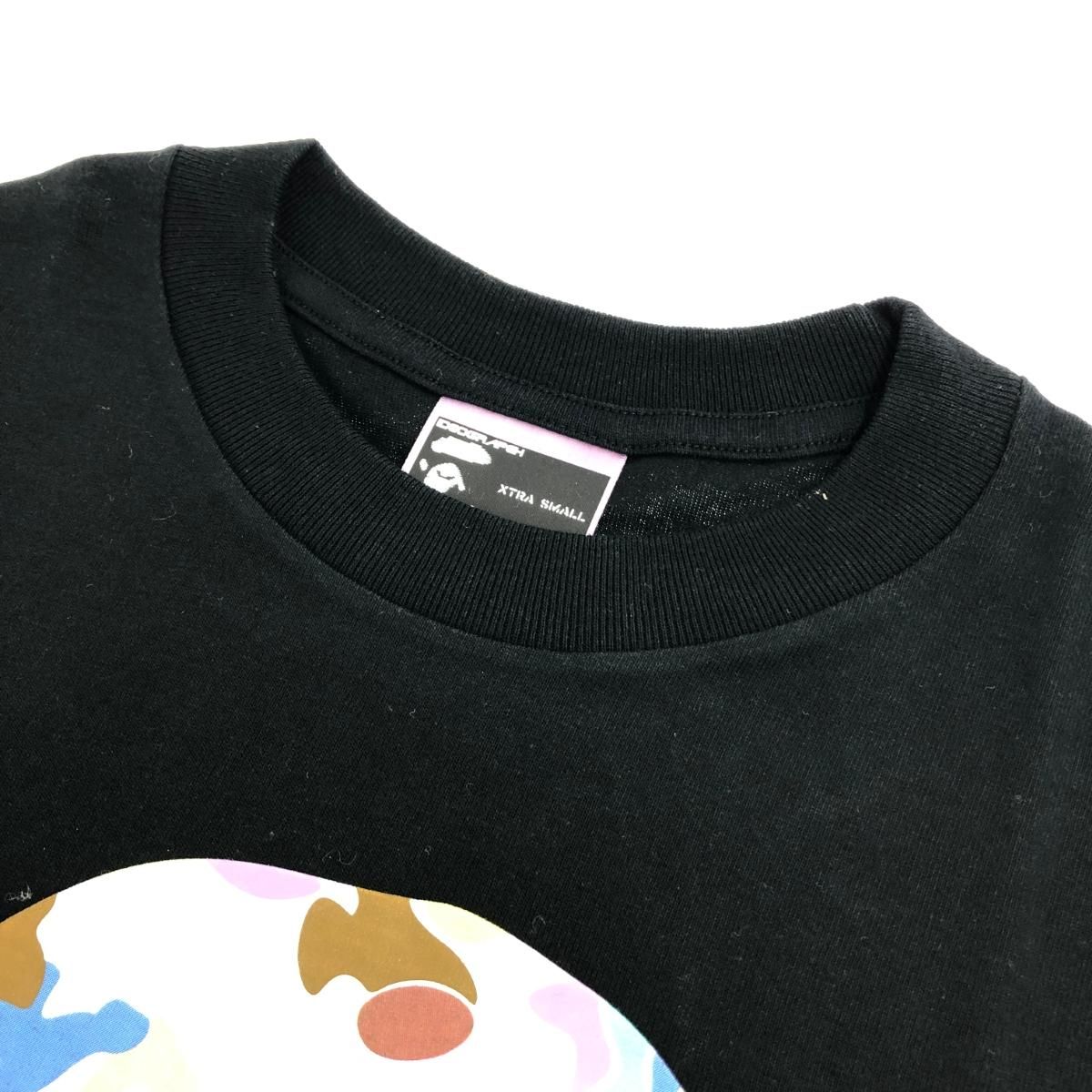 A BATHING APE ブラック Tシャツ XS A BATHING APE Tシャツ 猿マーク Mサイズ ブラック - メルカリ